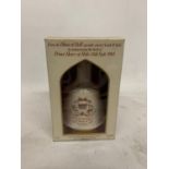 A BOXED 50CL BOTTLE - BELLS PRINCE HENRY OF WALES 1984 SCOTCH WHISKY