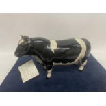 A BESWICK FRESIAN BULL