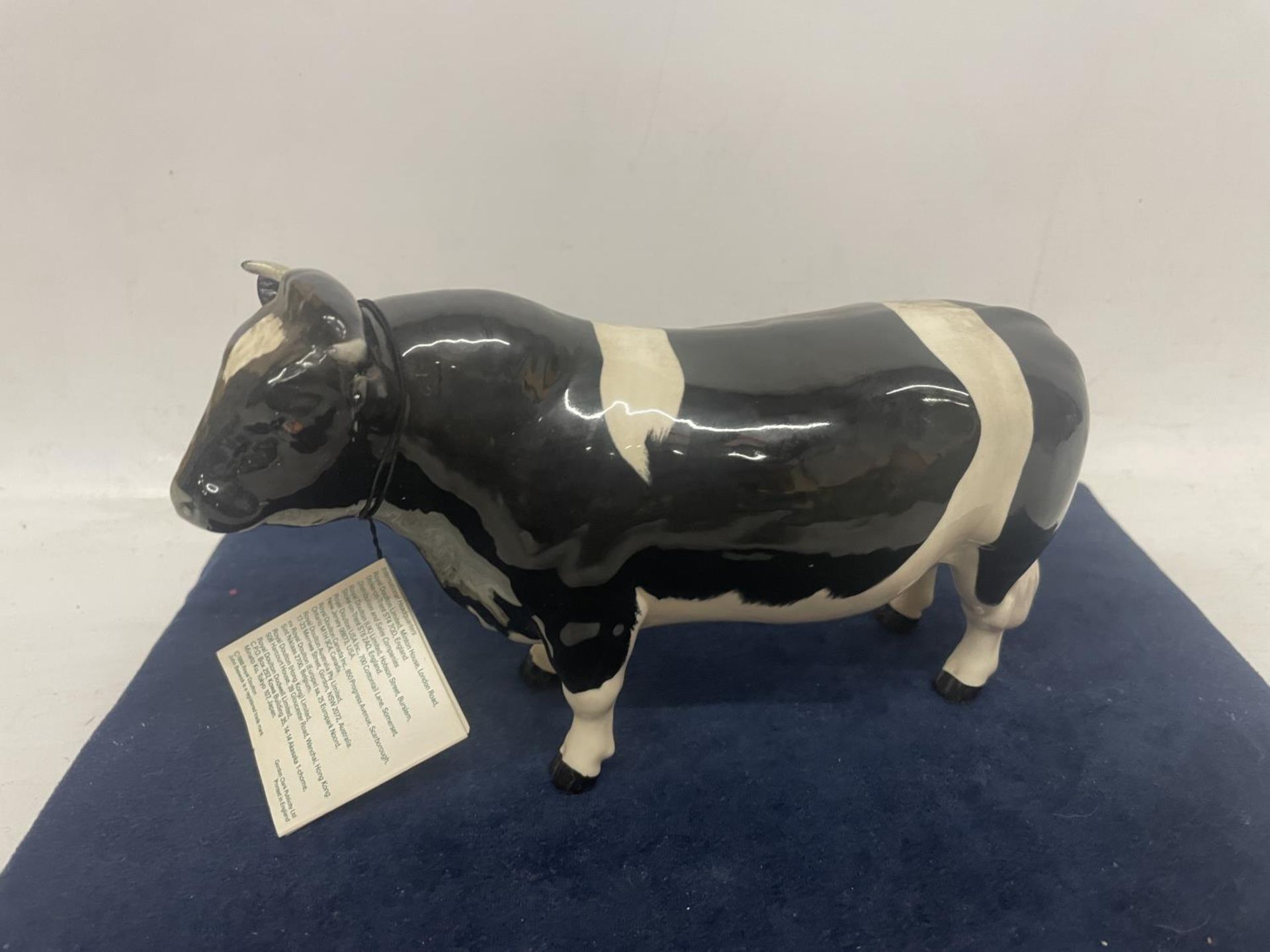 A BESWICK FRESIAN BULL