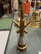 A TRENCH ART MISSILE WITH TRAVERSING BULLETS