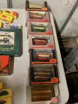 A COLLECTION OF GILBOW EXCLUSIVE FIRST EDITIONS BUSES - ALL BOXED AND AS NEW