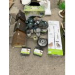 A LARGE QUANTITY OF AS NEW BIRD FEEDERS AND BIRD BOXES ETC