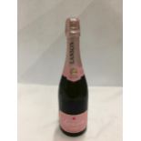 A 75CL BOTTLE - LANSON ROSE LABEL BRUT ROSE CHAMPAGNE