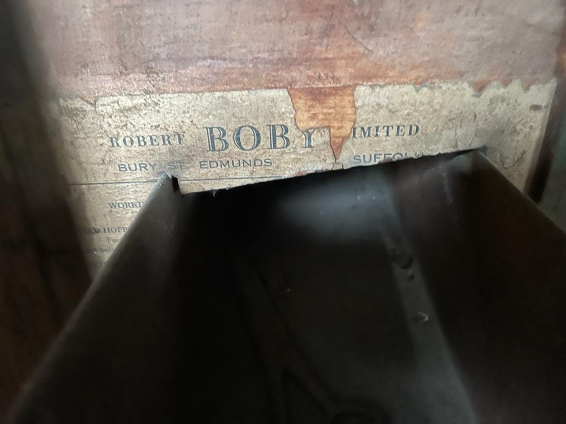 A ROBERT BOBY 'BURY ST EDMONDS' GRAIN MIXER CLEANER WITH DCE UNIMASTER DRIER DRUM 91"LONG 70" - Image 9 of 12