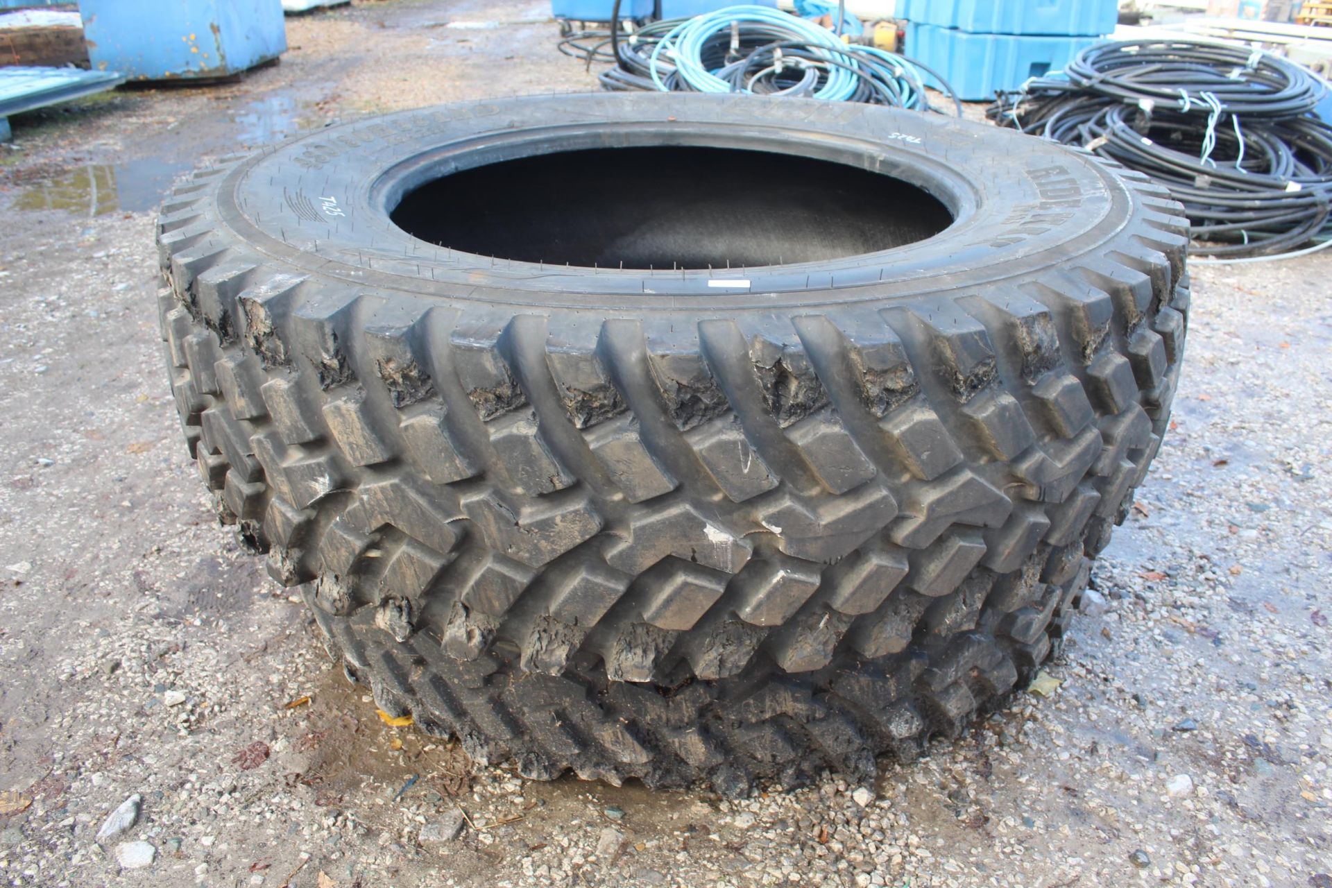 2 TYRES 480/80 R38 + VAT