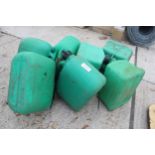 ASSORTED PETROL CONTAINERS PLUS VAT