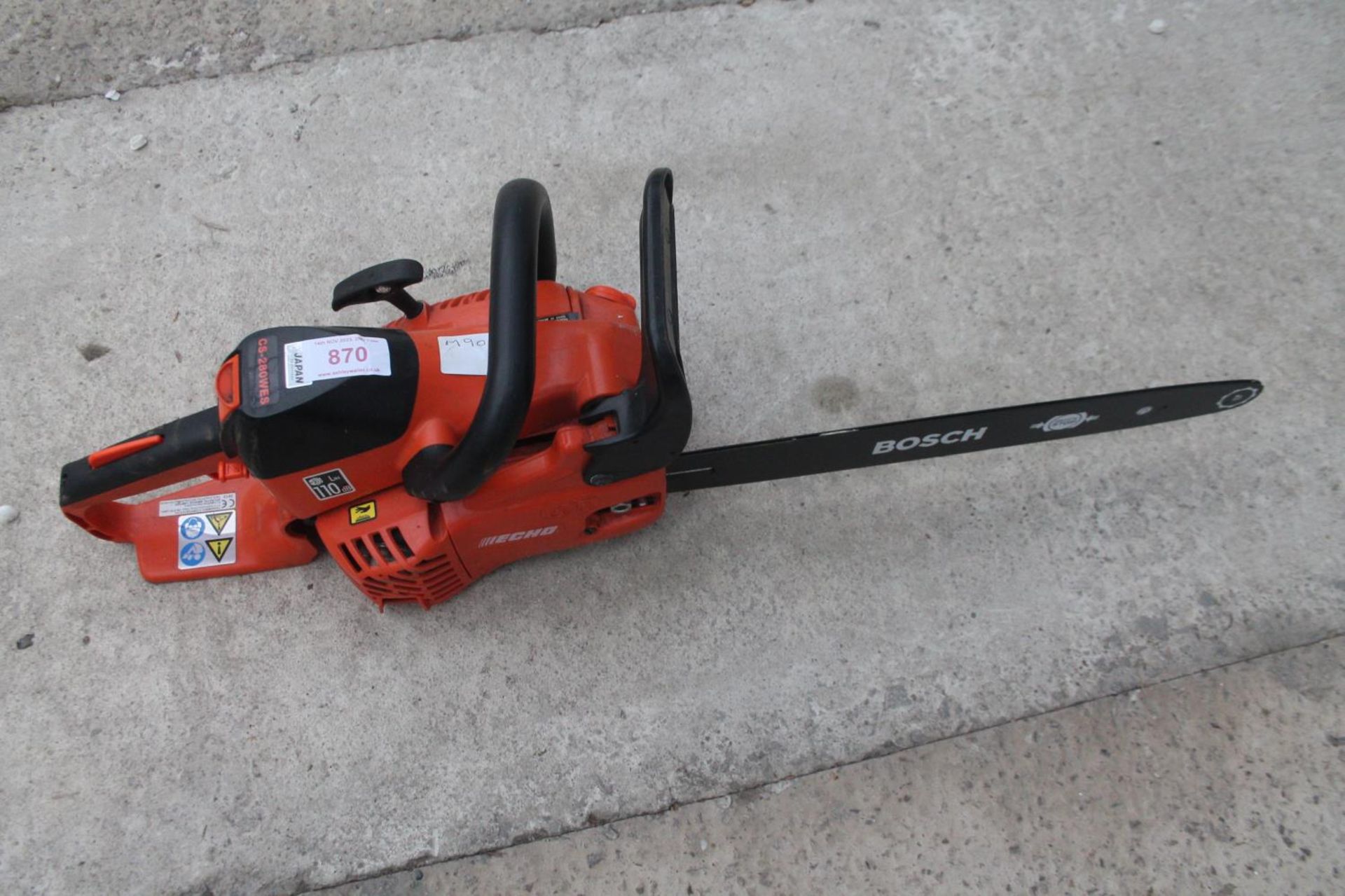 ECHO CHAINSAW NO VAT