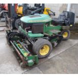 JOHN DEERE 265 3A GANG MOWER IN WORKING ORDER KEY IN THE PAY OFFICE NO VAT