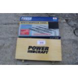 TWO BOXED POWER CRAFT MORTISE CHISEL SETS NO VAT