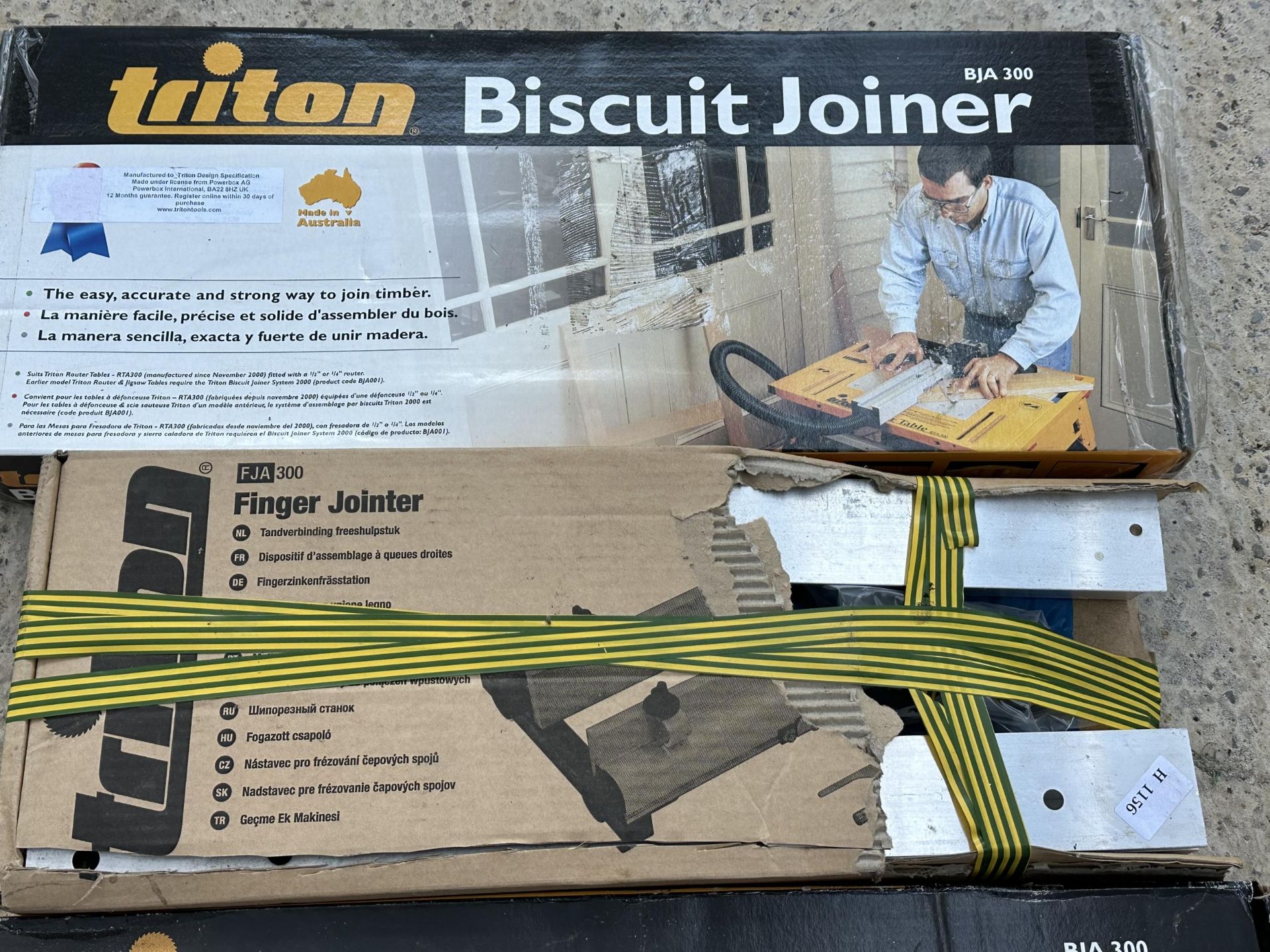 TWO BOXED TRITON BISCUIT JOINERS AND A TRITON FINGER JOINER NO VAT - Image 3 of 3