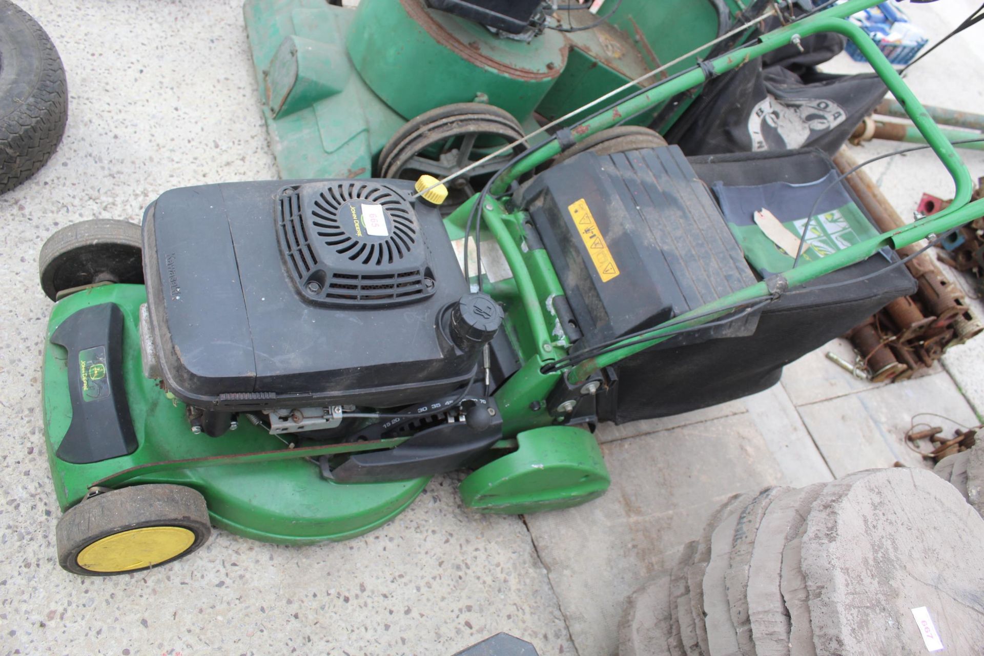 JOHN DEERE R47RKB MOWER + VAT - Image 2 of 3