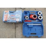 2 DRAPER PIPE THREADING KITS NO VAT