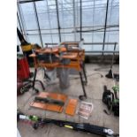 A TRITON 2000 WORKCENTRE COMPRISING OF A TABLE SAW AND ELECTRIC PLANER - BELIEVED COMPLETE - NO VAT