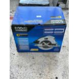 AN AS NEW AND BOXED MACALLISTER CIRCULAR SAW NO VAT