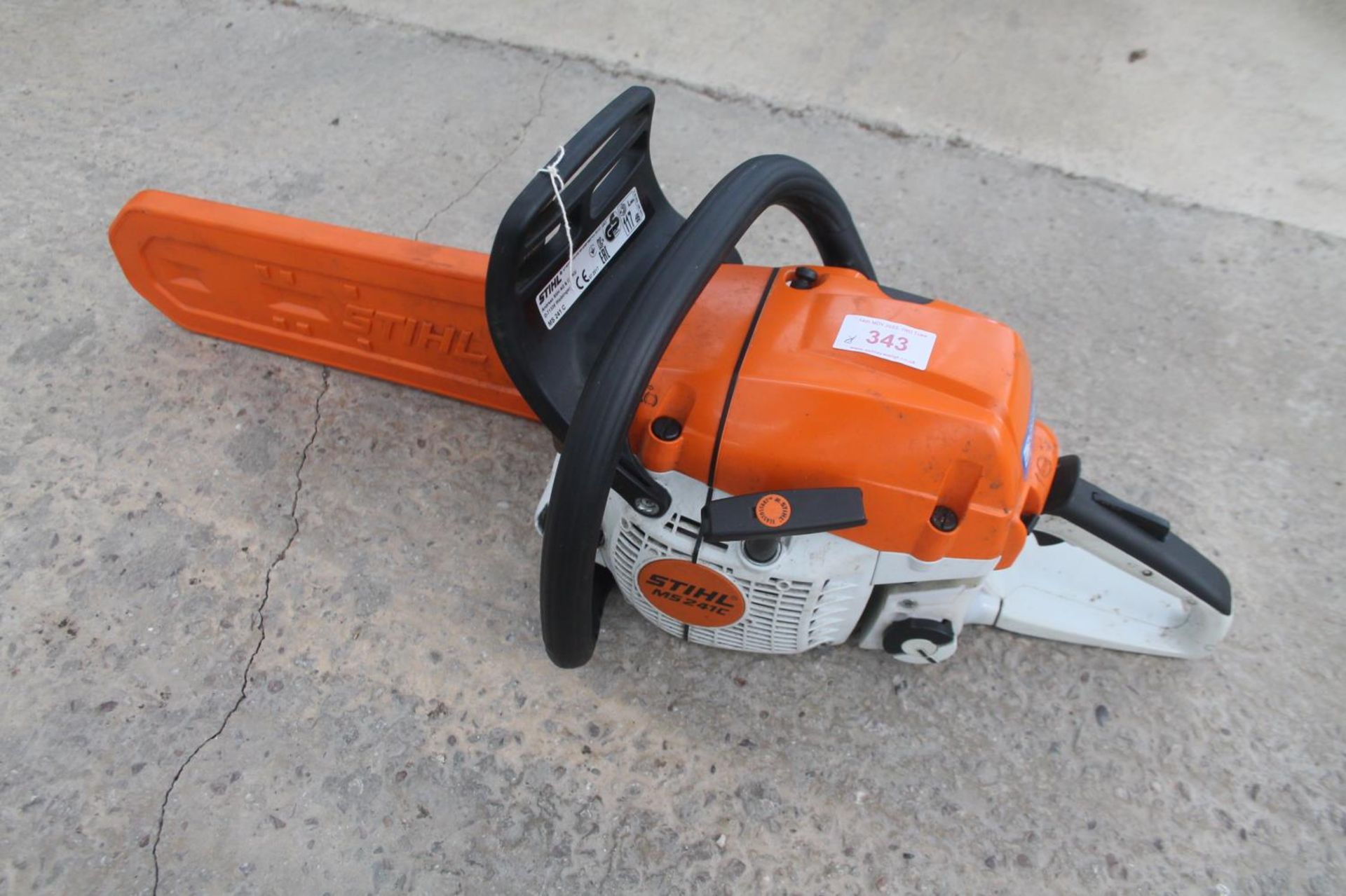 STHIL MS241C CHAINSAW NO VAT LOTS 343-350 ARE FROM A RETIREMENT DISPERSAL THE OTHER EQUIPMENT HAS