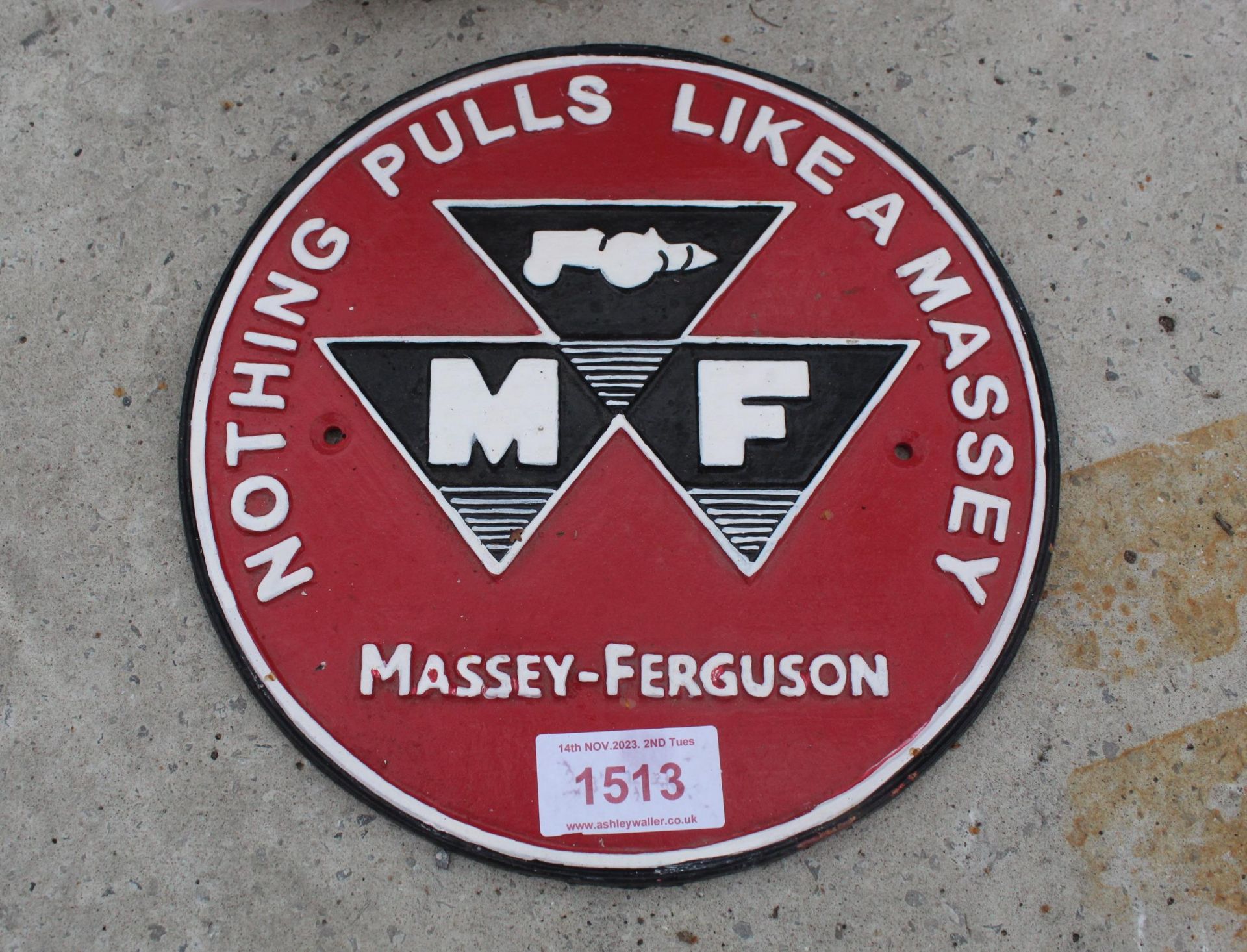 MASSEY FERGUSON SIGN + VAT