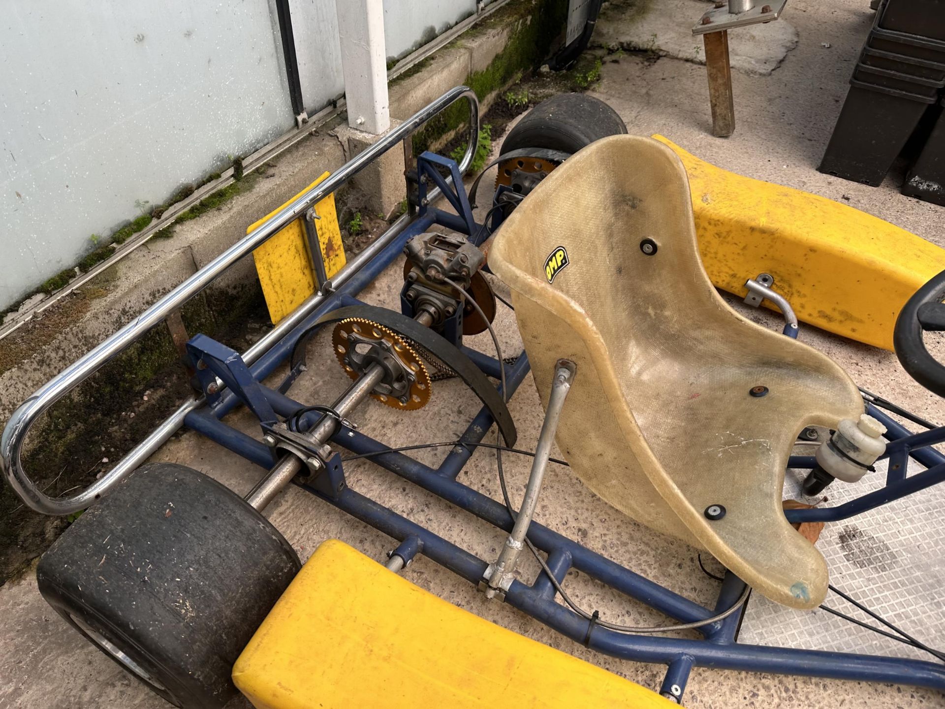 GO KART,2 HONDA ENGINES, SPARE WHEELS ETC. AND TROLLEY NO VAT - Image 3 of 8