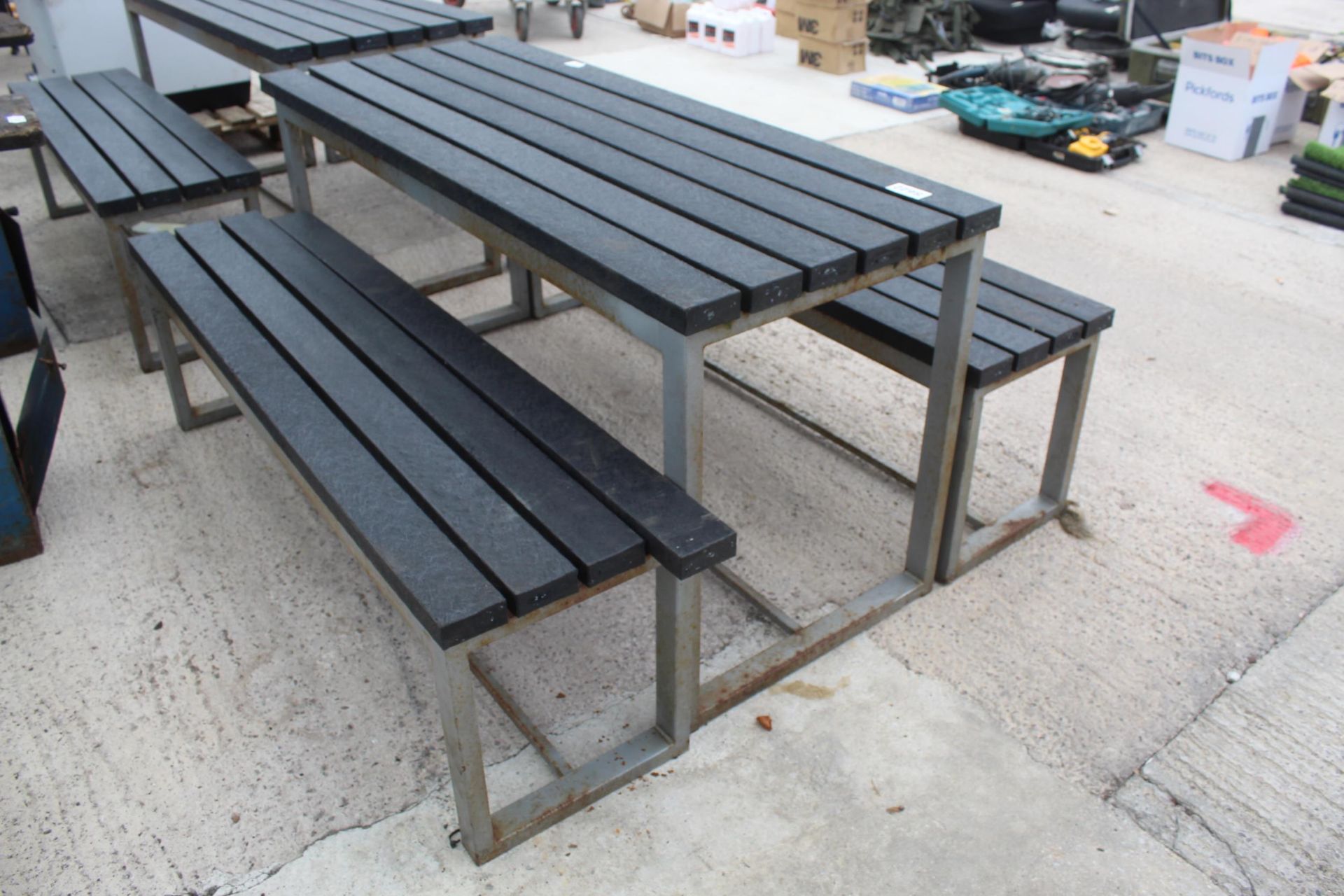 OUTSIDE BENCH SET NO VAT - Image 2 of 2