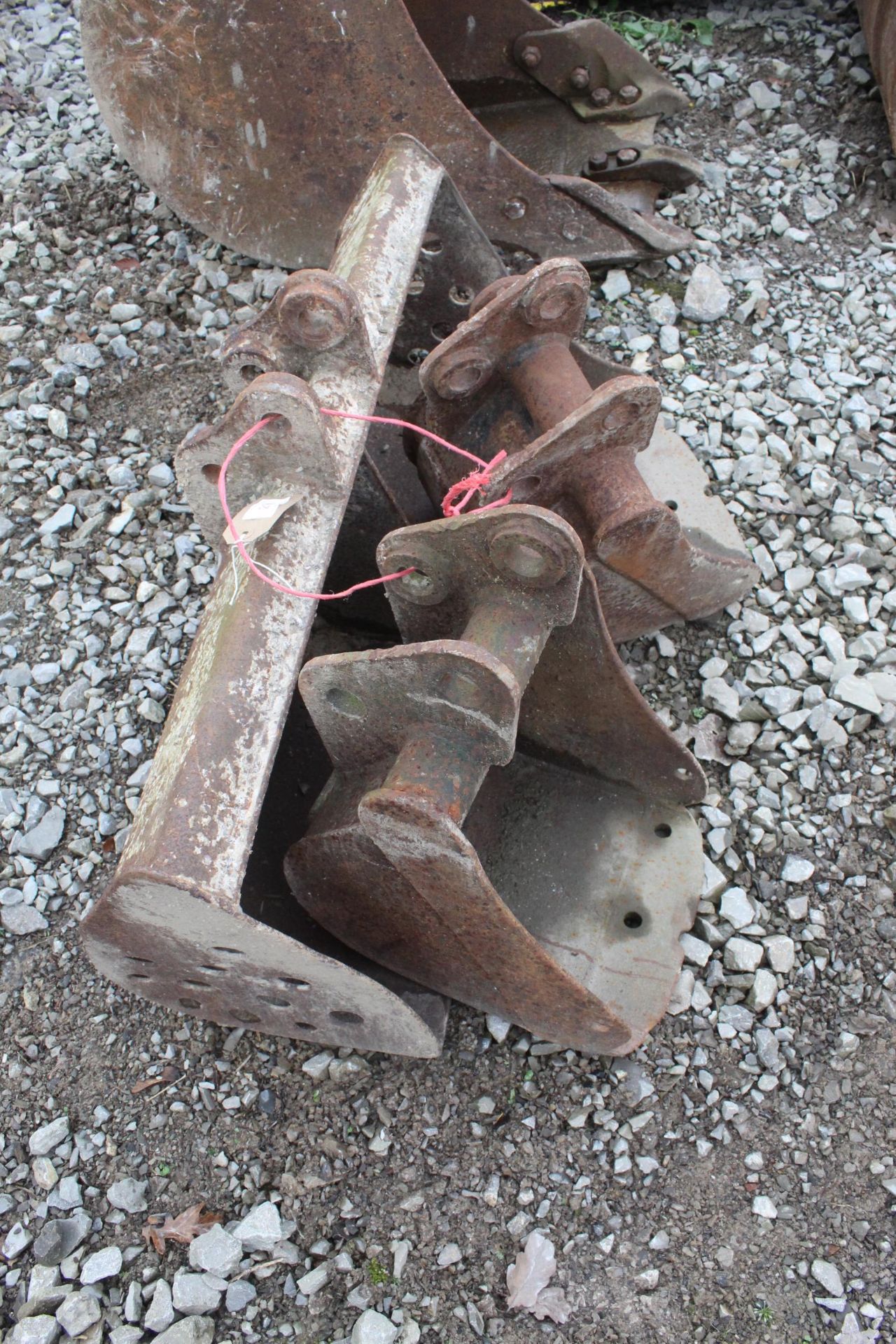 THREE DIGGER BUCKETS PLUS VAT