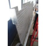 LARGE ALUMINIUM CHEQUER PLATE NO VAT