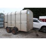 IFOR WILLIAMS 10FT X 5FT CATTLE TRAILER WORKING ORDER NO VAT