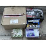 AN ASSORTMENT OF AUTOMOBILE ITEMS TO INCLUDE CAR SEAT COVERS AND A CAR COVER NO VAT