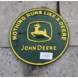 JOHN DEERE SIGN + VAT