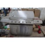 LARGE STAINLESS STEEL BBQ NO VAT