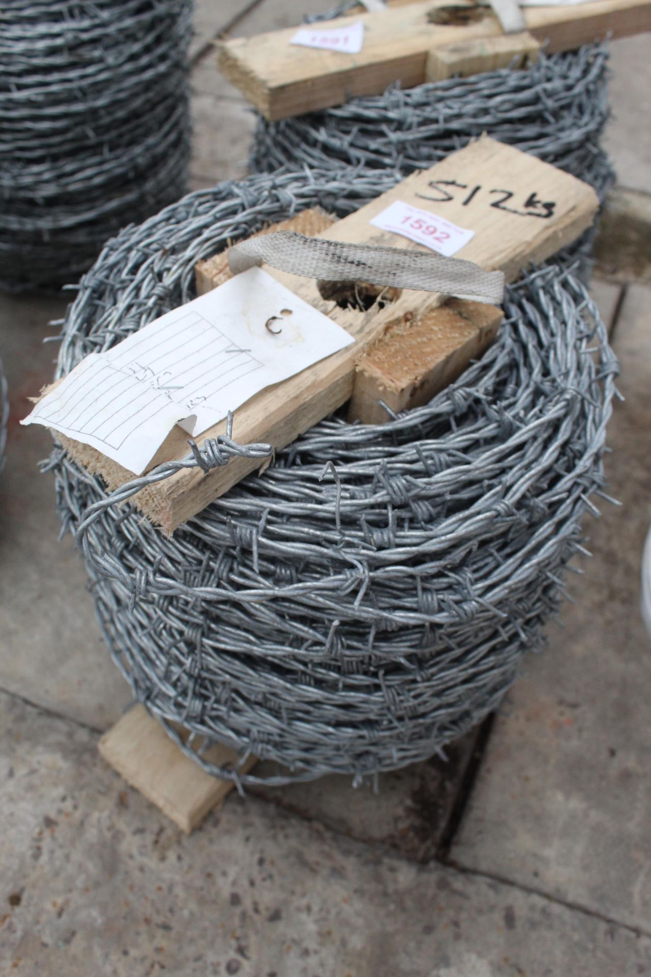 ROLL OF BARBED WIRE + VAT