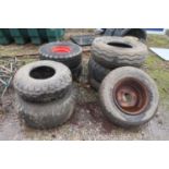 8 WHEELS AND TYRES + VAT