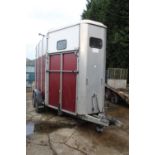 IFOR WILLIAMS HORSE TRAILER. ONE OWNER FROM NEW.FOR SALE DUE TO UPGRADE. NO HITCHLOCK KEY.