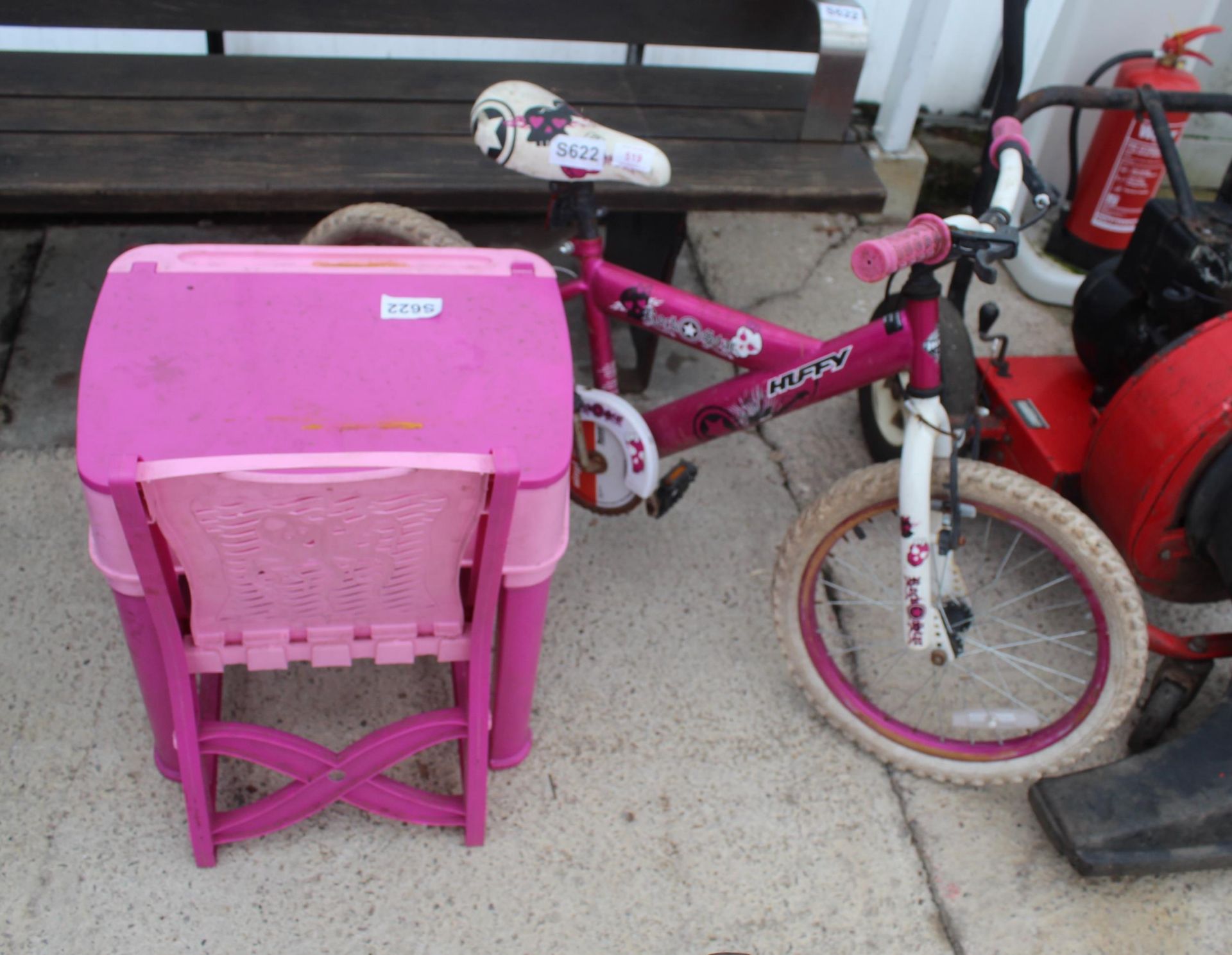 CHILDS BIKE, DESK AND CHAIR NO VAT - Image 2 of 4