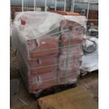 PALLET OF CREST CLAY ROOFING TILES G10 NATURAL RED CLAY APPROX. 230 NO VAT