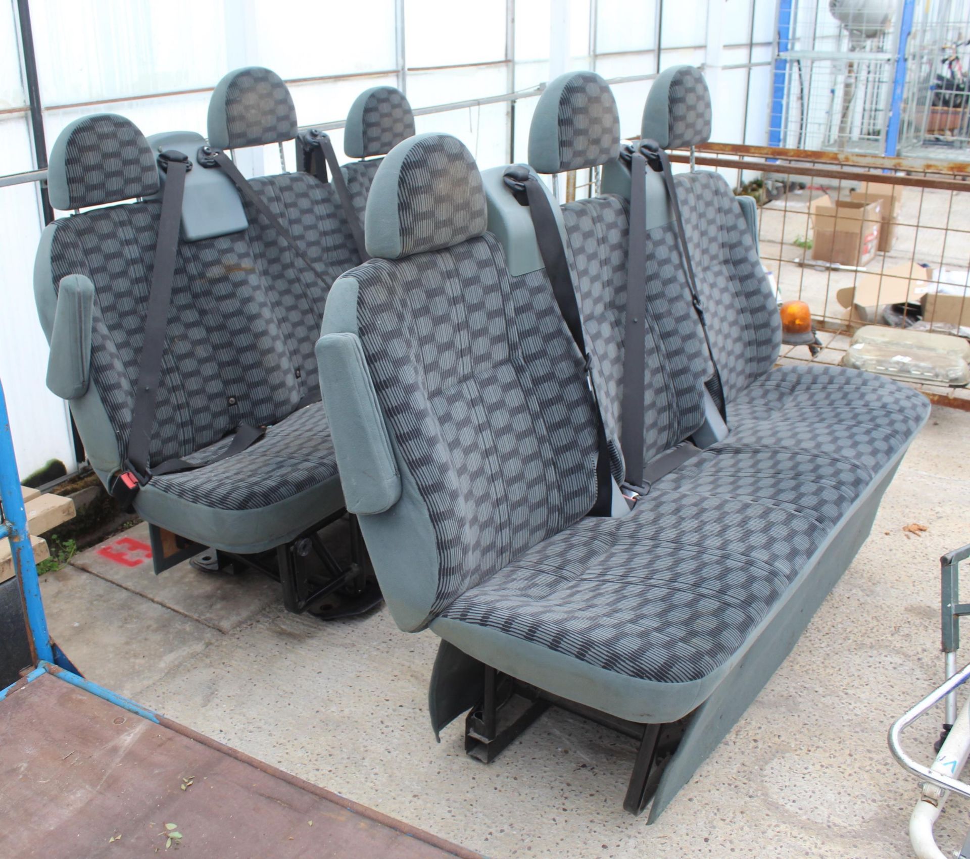 3 COACH SEATS (2 ITEMS) NO VAT