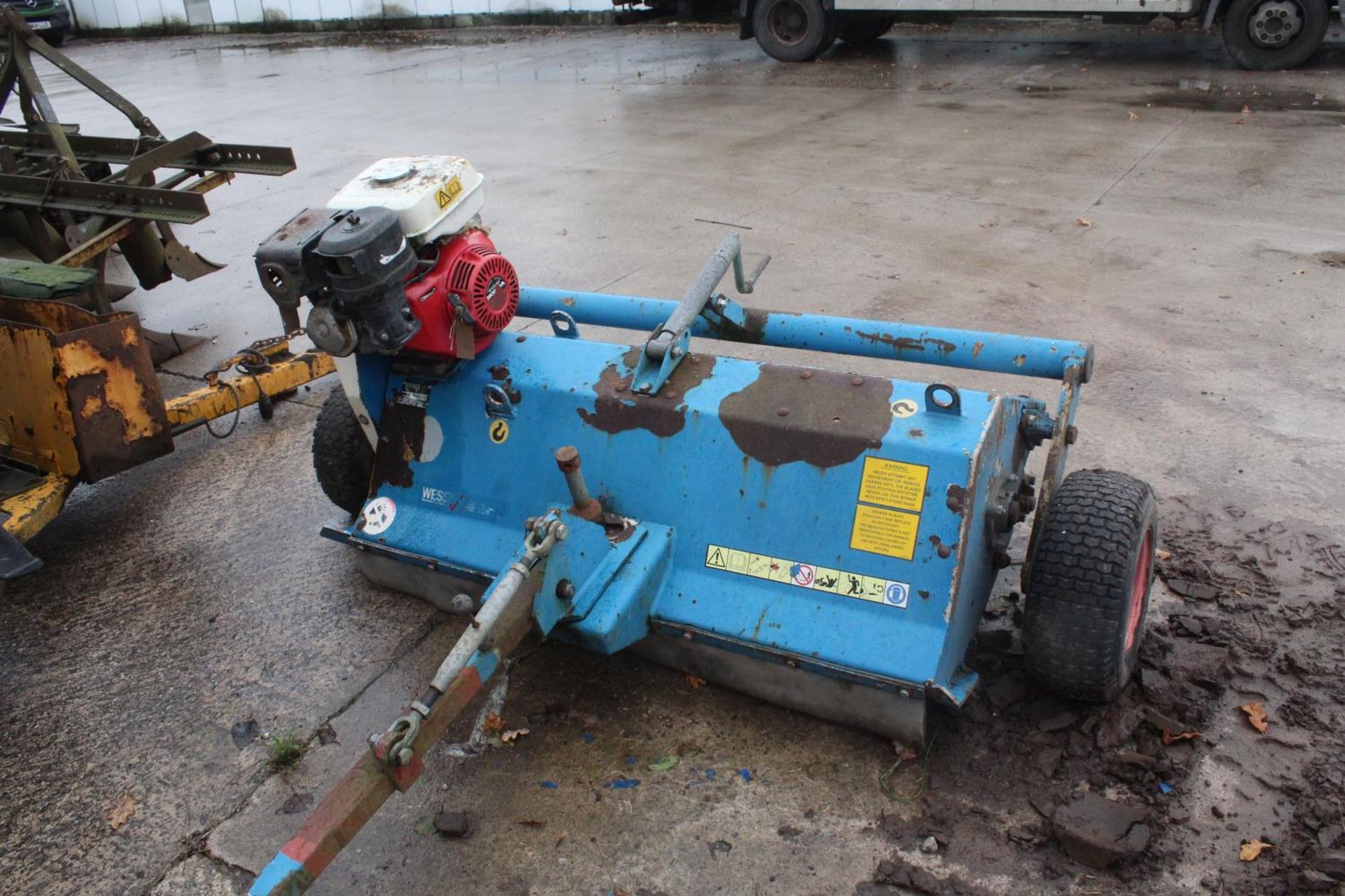 A WESSEX AF120 ATV FLAIL MOWER NEW FLAILS THIS YEAR NO VAT (COST OVER £3000 NEW) - Image 5 of 8