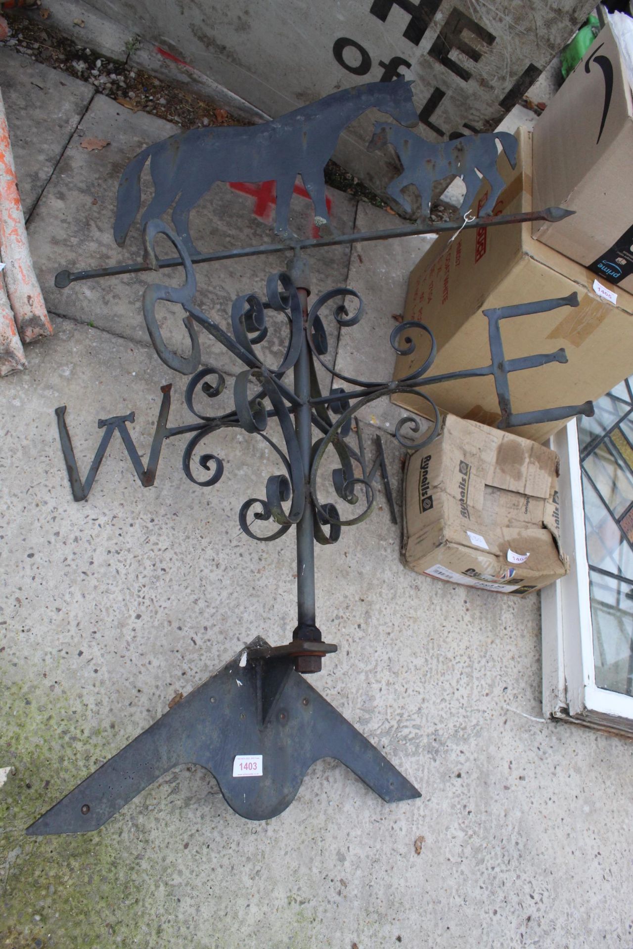 HORSES WEATHER VANE NO VAT