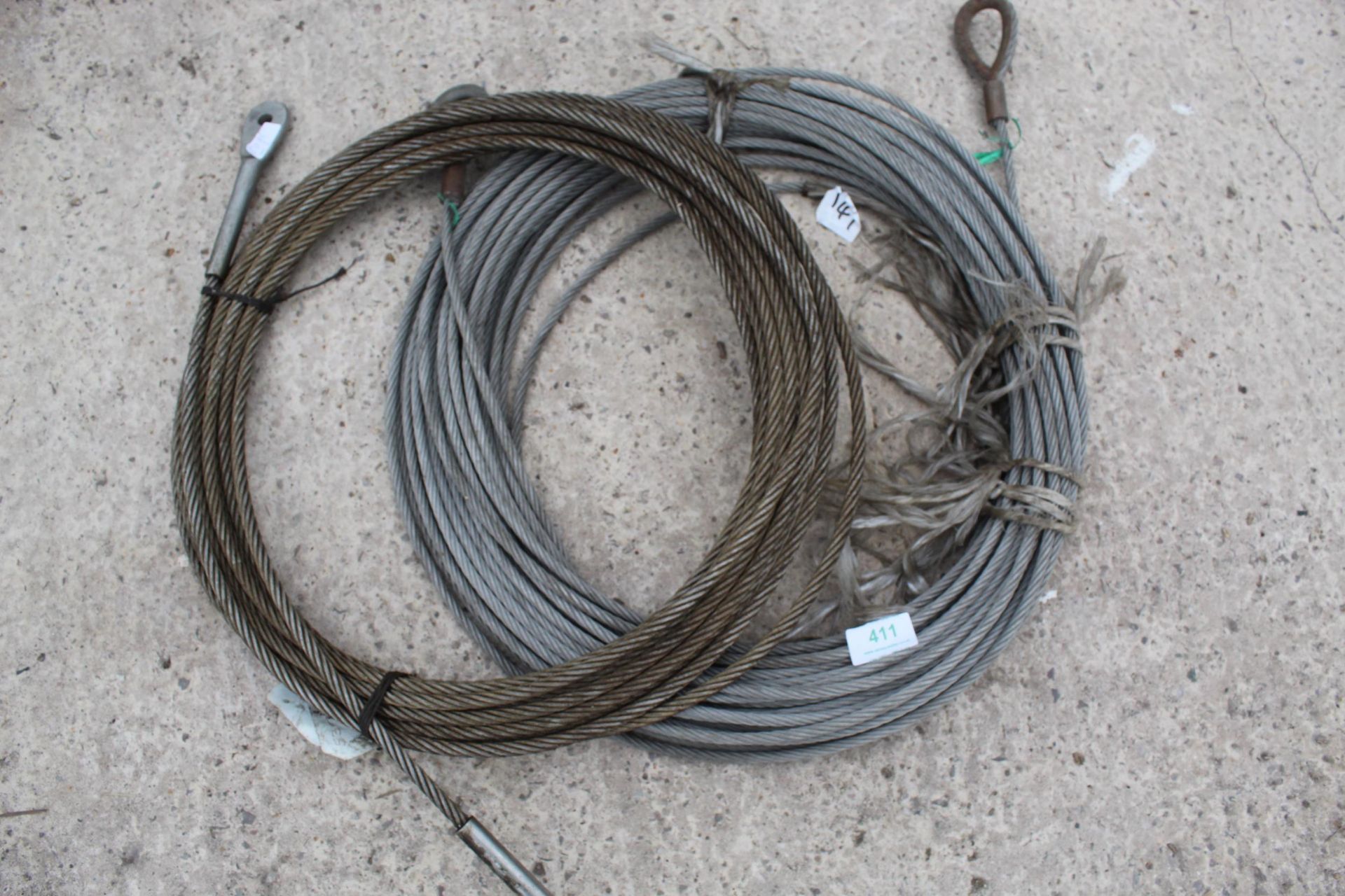 STAINLESS STEEL AND STEEL CABLES NO VAT