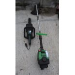 A GREEN MACHINE 2300 PETROL GRASS STRIMMER & A ELECTRIC HEDGE TRIMMER NO VAT