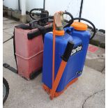 TWO BACK PACK SPRAYERS GOOD WORKING ORDER - NO VAT