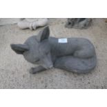 SITTING FOX STATUE NO VAT