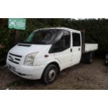 FORD TRANSIT MANUAL 4 DOORS MOT 20/08/2024 REG; BN07 ZFX NO VAT WHILST ALL DESCRIPTIONS ARE GIVEN IN