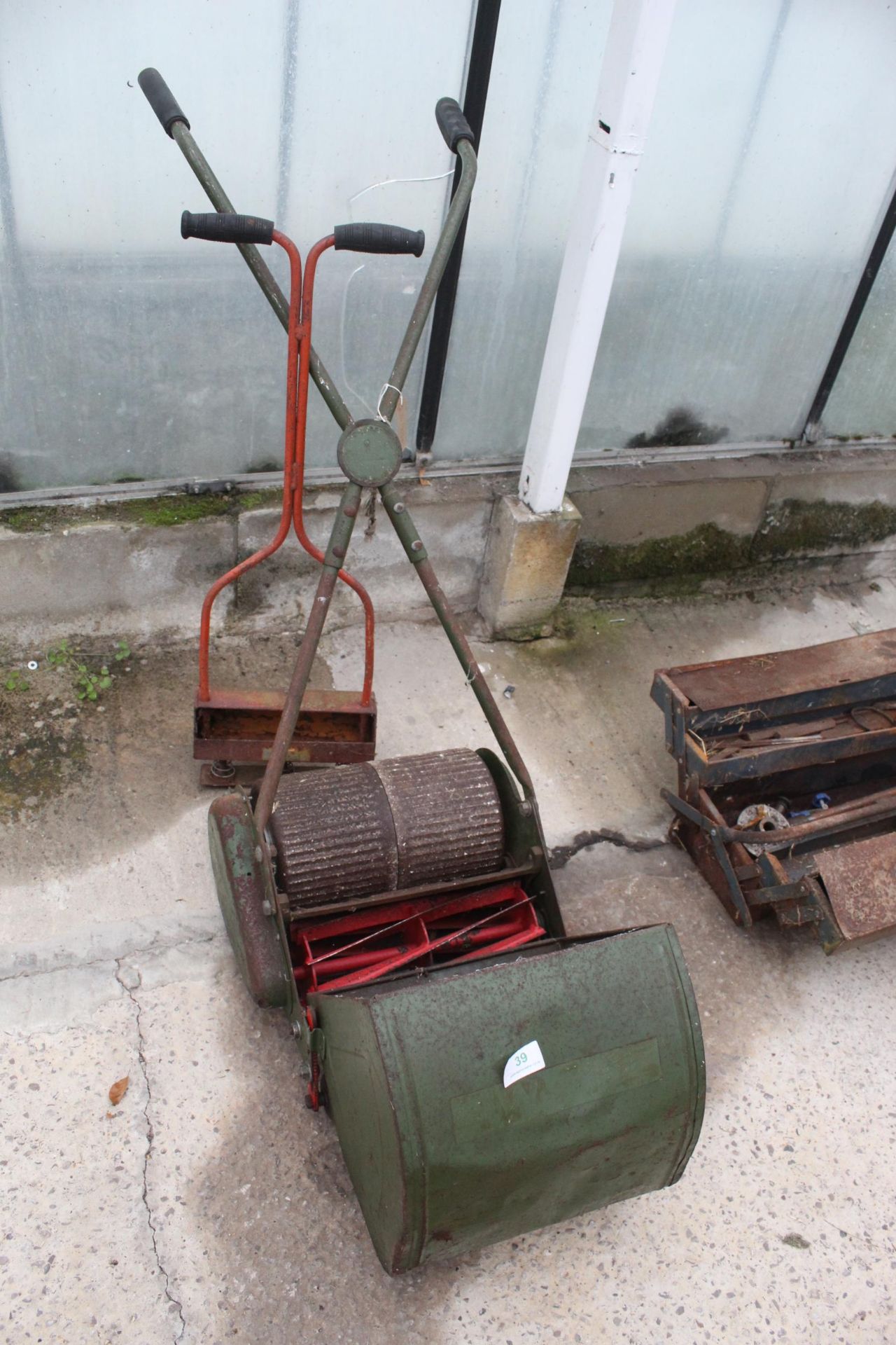 PUSH ALONG WEB WITCH MOWER & AIRIATOR - NO VAT