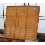 2 6X6 FENCE PANELS - NO VAT