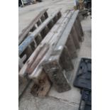 2 SETS OF WOODEN STEPS NO VAT