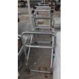 3 ALUMINIUM TRESTLES NO VAT