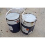 2 TINS GREY MACHINE PAINT NO VAT