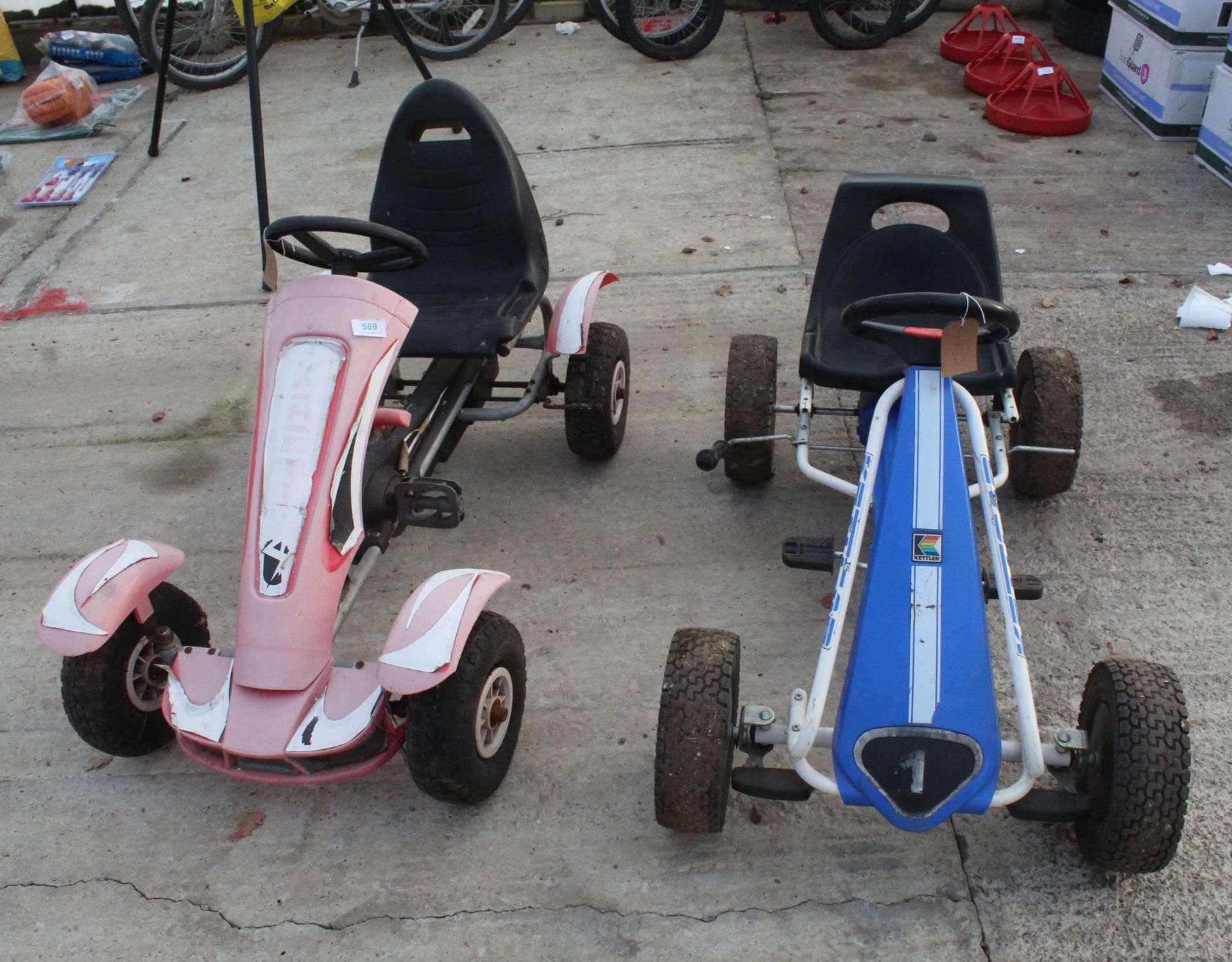 2 GO CARTS NO VAT