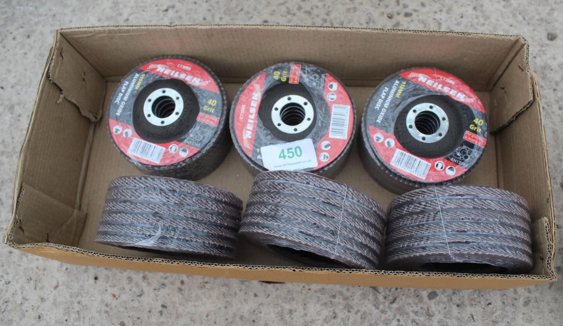 36 SANDING DISCS + VAT