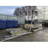 YOUNGMAN 5' X 11' SCAFFOLD INCLUDING STAGING + VAT