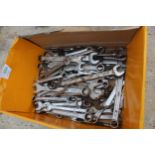BOX OF SPANNERS NO VAT